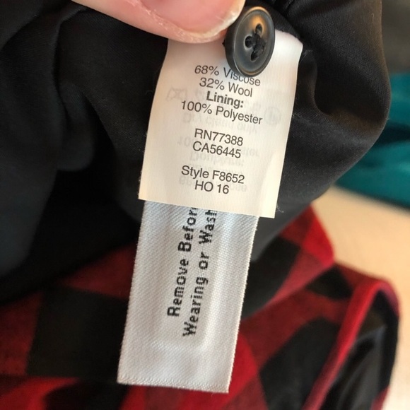 Madewell buffalo plaid long sleeved dress size XXS - Picture 7 of 7